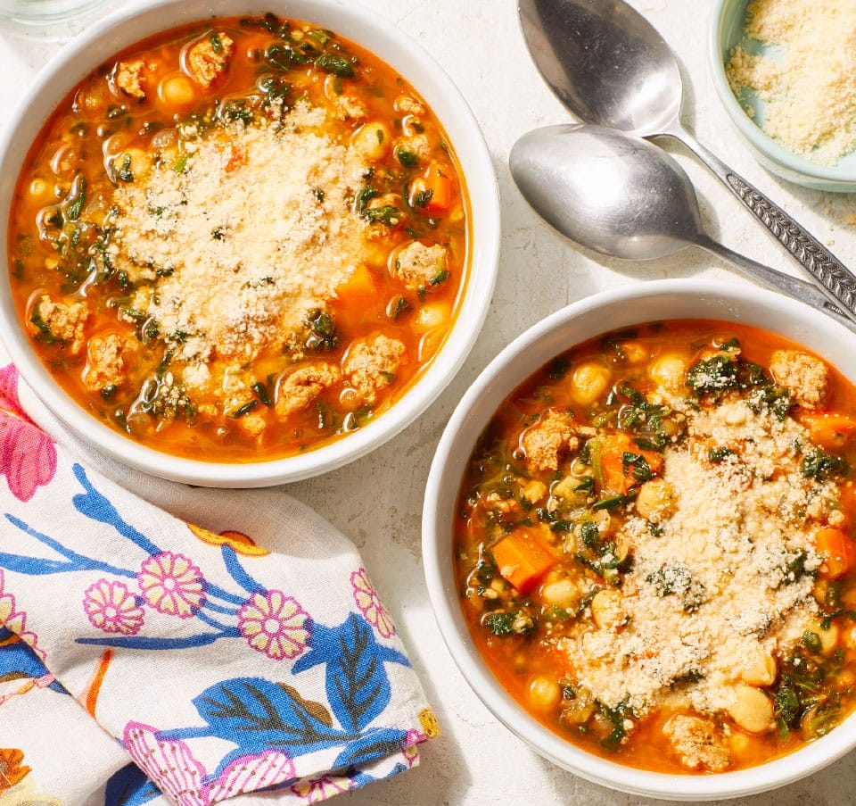 Hearty Chickpea & Spinach Stew